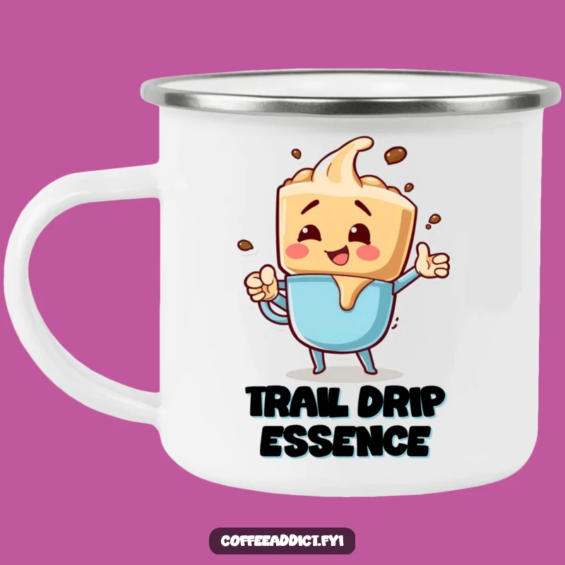 Funny Coffee Drip Camping Mug for Excitin Outdoor Sips