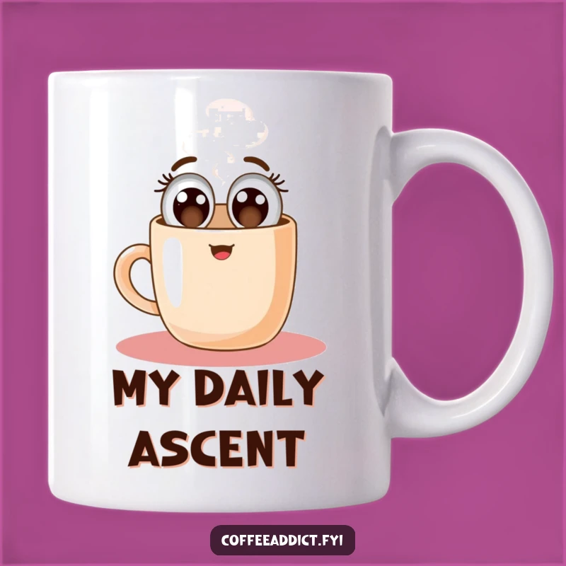 Funny Floating Coffee Mug T-Shirt: Joyful Caffeine Lift Gift