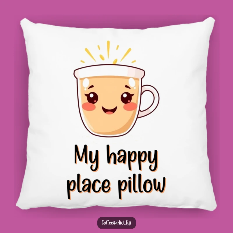 Funny Comforting Coffee Cup Pillow: Hugs of Warmth - Cozy Gift!