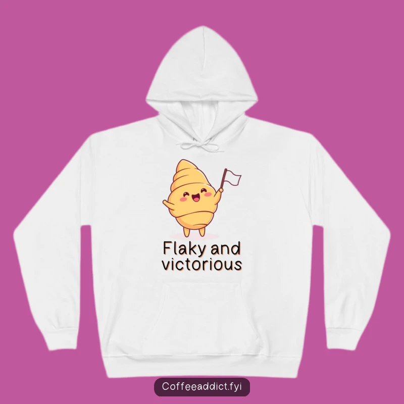 Funny Croissant Hoodie: Cozy and Hilarious Cheering Pastry
