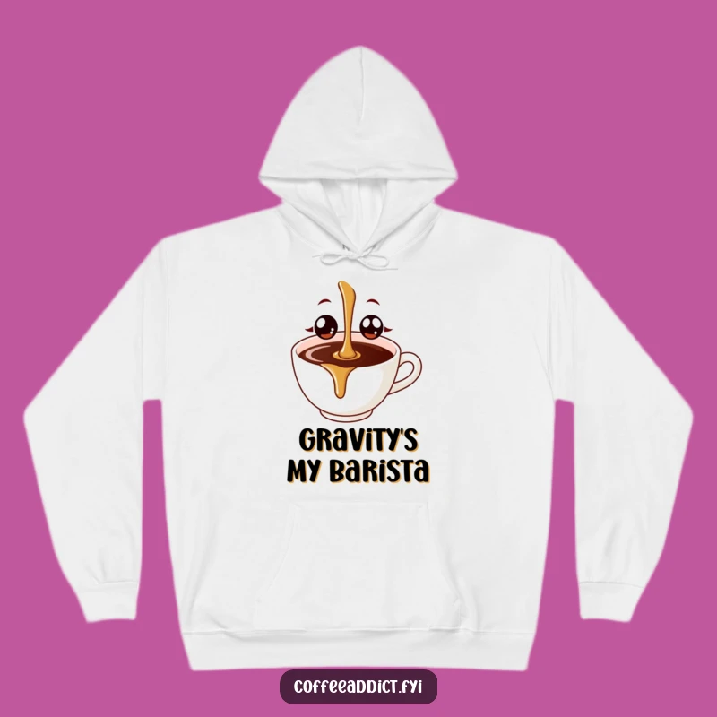 Cozy Funny Coffee Drip Hoodie - Your Go-To for Warmth and Laughter