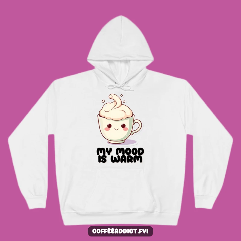 Funny Kawaii Teacup Hoodie: Cozy Comfort with a Smiling Steam Cloud