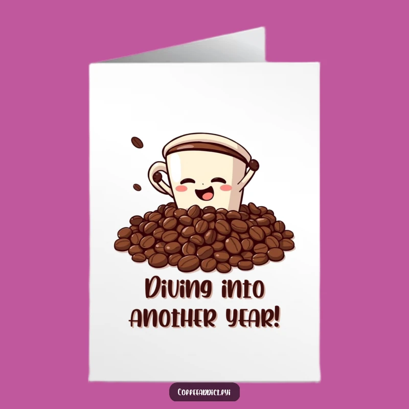 Free Printable Birthday Card: Faceplant Cup for Hilarious Laughs Downloadable