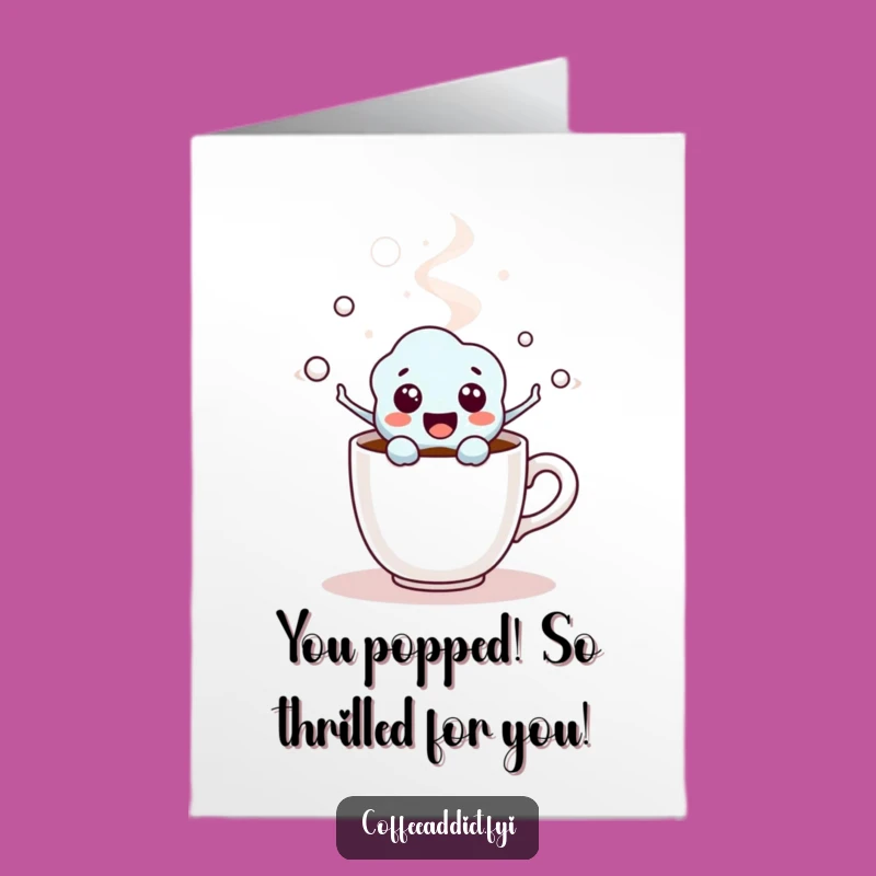Free Printable Congrats Card The Buzzing Breakthrough A Hilarious Coffee Achievement