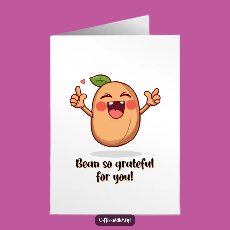 Free Printable Thank You Card: Roaring Bean Thanks You!