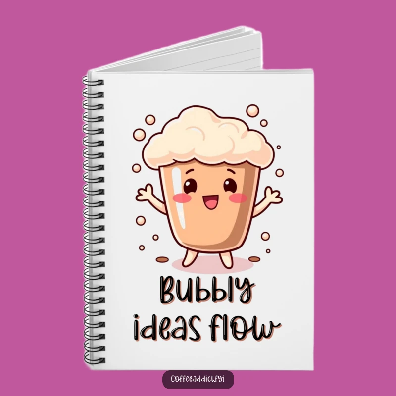 Funny Coffee Cup Dance Notebook: Journal Your Frolic Bubbly Notes, Handy Funny Gift