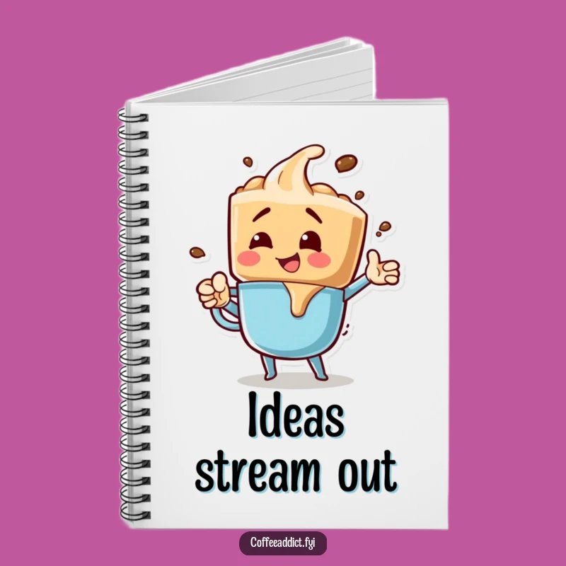 Funny Coffee Drip Notebook for Excitin Ideas and Notes