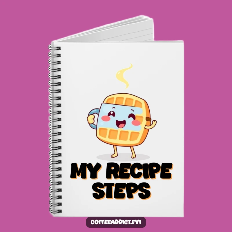 Funny Waffle Notebook: Jot Down Ideas with Tiptoeing Charm