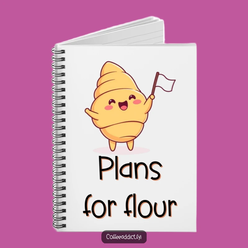 Funny Croissant Notebook: Jot Down Ideas with Cheerful Delight
