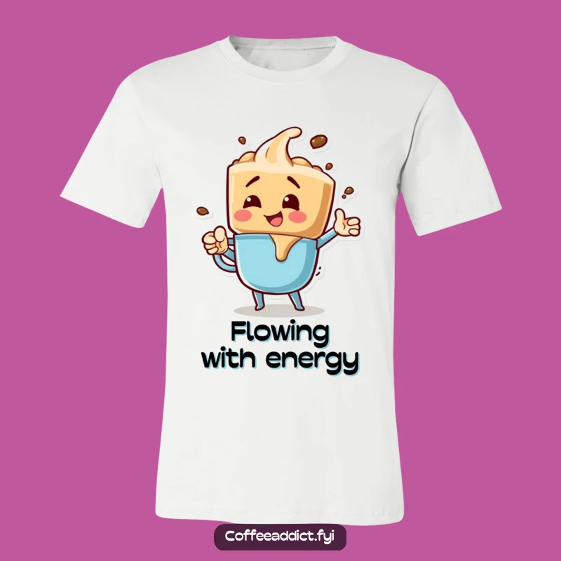 Funny Coffee Drip T-Shirt for an Excitin and Lively Look