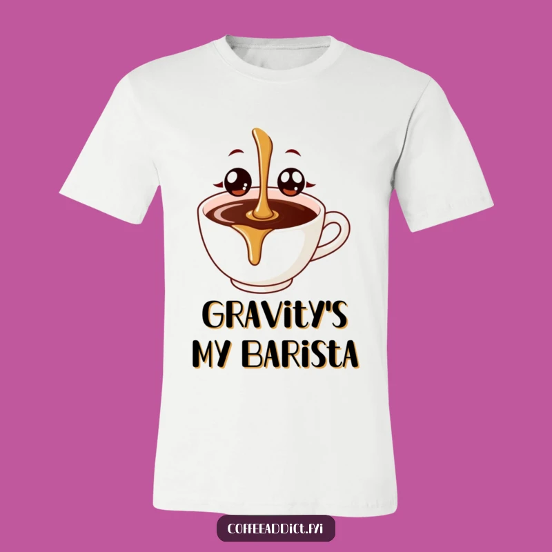 Funny Coffee Drip T-Shirt - Wear Your Morning Happiness with Style