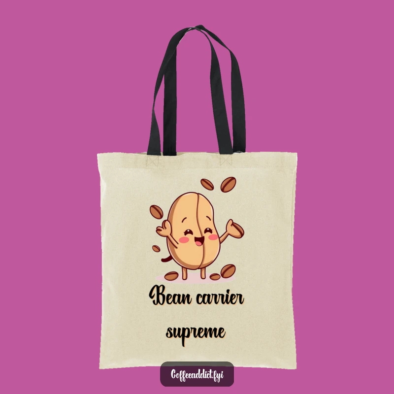 Funny Coffee Bean Juggling Tote Bag - Chic & Hilarious Gift Accessory!
