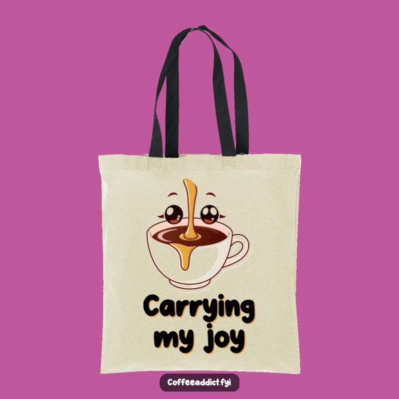 Funny Coffee Drip Tote Bag - Carry Your Essentials with a Splash of Joy